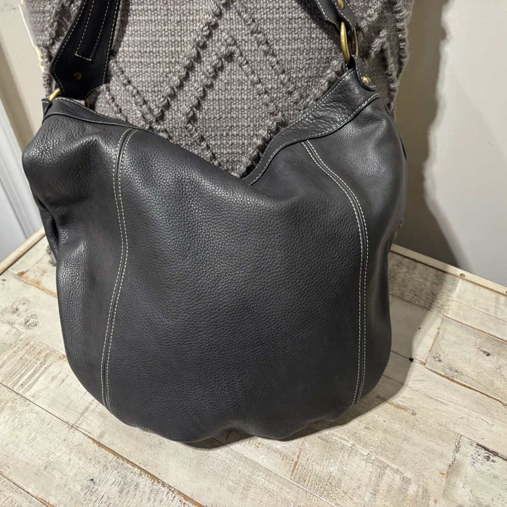 ❤️Y2K Avorio Studded Italian Leather Hobo Bag - Picture 6 of 8